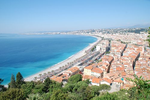 フランス・ニースの海辺